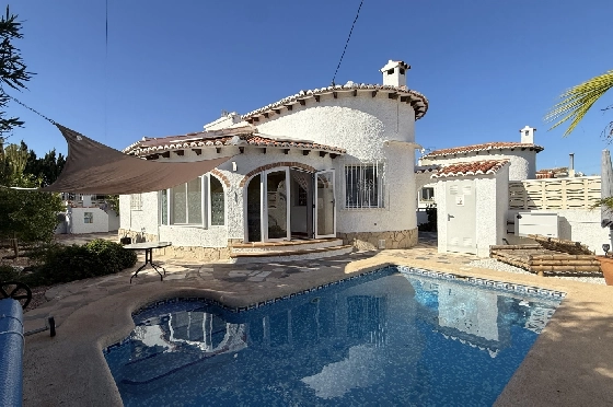Villa in Els Poblets zur Ferienvermietung, Woongedeelte 100 m², Bouwjaar 1983, Zustand gepflegt, + KLIMA, Klimaanlage, Grondstuk 353 m², 3 Slaapkamers, 1 Badkamers, Pool, ref.: T-0325-2