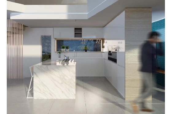Villa in Benitachell zu verkaufen, Woongedeelte 226 m², Bouwjaar 2024, Klimaanlage, Grondstuk 270 m², 3 Slaapkamers, 3 Badkamers, Pool, ref.: AM-12202NS-14