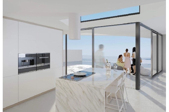 Villa in Benitachell zu verkaufen, Woongedeelte 226 m², Bouwjaar 2024, Klimaanlage, Grondstuk 270 m², 3 Slaapkamers, 3 Badkamers, Pool, ref.: AM-12202NS-17