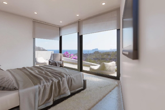 Villa in Benitachell zu verkaufen, Woongedeelte 226 m², Bouwjaar 2024, Klimaanlage, Grondstuk 270 m², 3 Slaapkamers, 3 Badkamers, Pool, ref.: AM-12202NS-18