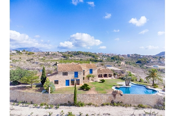 Finca in Moraira zu verkaufen, Woongedeelte 625 m², Bouwjaar 1998, Klimaanlage, Grondstuk 10229 m², 4 Slaapkamers, 3 Badkamers, Pool, ref.: AM-12269DR-1