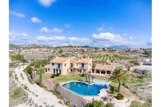 Finca in Moraira zu verkaufen, Woongedeelte 625 m², Bouwjaar 1998, Klimaanlage, Grondstuk 10229 m², 4 Slaapkamers, 3 Badkamers, Pool, ref.: AM-12269DR-49