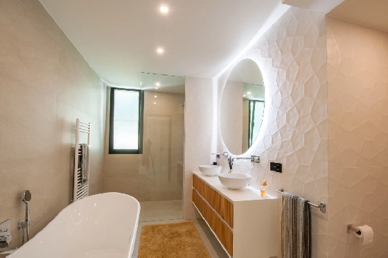 Villa in Benissa zu verkaufen, Woongedeelte 290 m², Bouwjaar 2024, Klimaanlage, Grondstuk 860 m², 3 Slaapkamers, 2 Badkamers, Pool, ref.: AM-12518DA-12