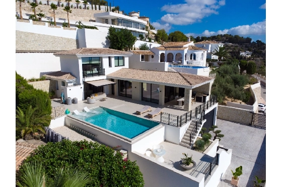Villa in Benissa zu verkaufen, Woongedeelte 290 m², Bouwjaar 2024, Klimaanlage, Grondstuk 860 m², 3 Slaapkamers, 2 Badkamers, Pool, ref.: AM-12518DA-24