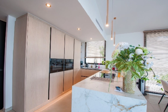 Villa in Benissa zu verkaufen, Woongedeelte 290 m², Bouwjaar 2024, Klimaanlage, Grondstuk 860 m², 3 Slaapkamers, 2 Badkamers, Pool, ref.: AM-12518DA-9