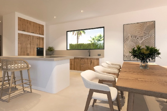 Villa in Javea zu verkaufen, Woongedeelte 200 m², Bouwjaar 2024, Klimaanlage, Grondstuk 977 m², 3 Slaapkamers, 3 Badkamers, Pool, ref.: AM-12539DR-6