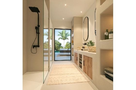 Villa in Javea zu verkaufen, Woongedeelte 200 m², Bouwjaar 2024, Klimaanlage, Grondstuk 977 m², 3 Slaapkamers, 3 Badkamers, Pool, ref.: AM-12539DR-7