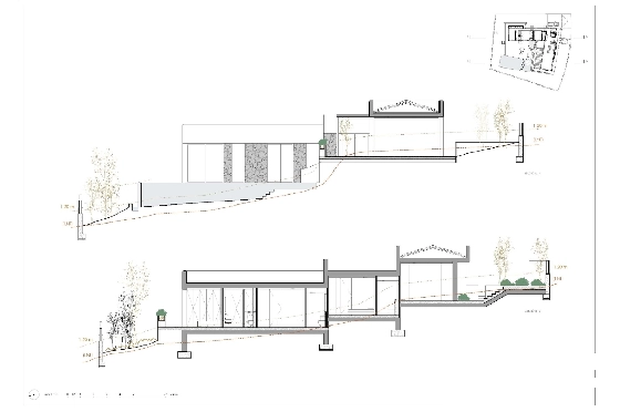 Villa in Javea zu verkaufen, Woongedeelte 200 m², Bouwjaar 2024, Klimaanlage, Grondstuk 977 m², 3 Slaapkamers, 3 Badkamers, Pool, ref.: AM-12539DR-9