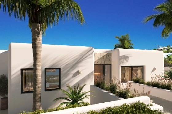 Villa in Javea zu verkaufen, Woongedeelte 150 m², Bouwjaar 2025, Klimaanlage, Grondstuk 978 m², 3 Slaapkamers, 2 Badkamers, Pool, ref.: AM-12538DR-3