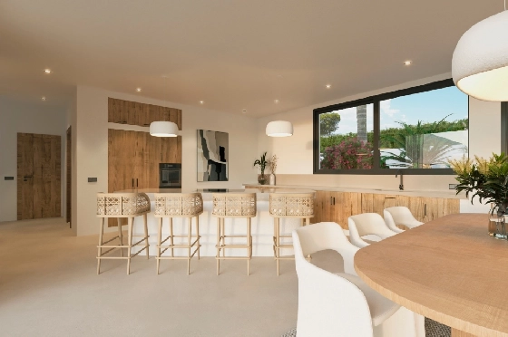 Villa in Javea zu verkaufen, Woongedeelte 150 m², Bouwjaar 2025, Klimaanlage, Grondstuk 978 m², 3 Slaapkamers, 2 Badkamers, Pool, ref.: AM-12538DR-5