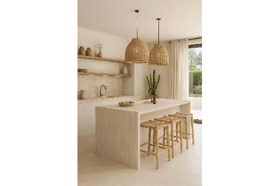 Villa in Pedreguer zu verkaufen, Woongedeelte 200 m², Bouwjaar 2026, Klimaanlage, Grondstuk 1000 m², 3 Slaapkamers, 2 Badkamers, Pool, ref.: AM-12596DA-4