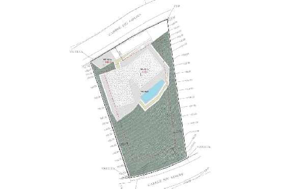 Villa in Pedreguer zu verkaufen, Woongedeelte 200 m², Bouwjaar 2025, Klimaanlage, Grondstuk 1000 m², 3 Slaapkamers, 2 Badkamers, Pool, ref.: AM-12598DA-2