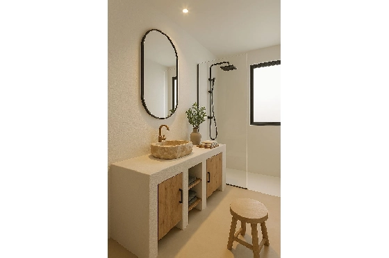 Villa in Pedreguer zu verkaufen, Woongedeelte 200 m², Bouwjaar 2026, Klimaanlage, Grondstuk 1150 m², 3 Slaapkamers, 2 Badkamers, Pool, ref.: AM-12603DA-3