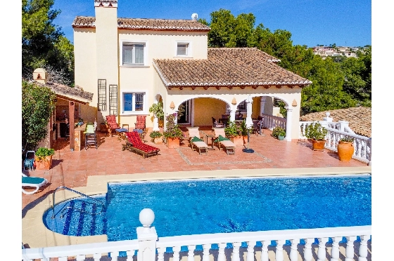 Villa in Benissa zu verkaufen, Woongedeelte 216 m², Bouwjaar 2004, Klimaanlage, Grondstuk 935 m², 4 Slaapkamers, 4 Badkamers, Pool, ref.: AM-12600DR-5