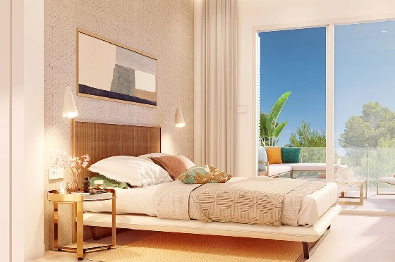 Etagen Apartment in Pilar de la Horadada zu verkaufen, Woongedeelte 111 m², Zustand Erstbezug, 3 Slaapkamers, 2 Badkamers, Pool, ref.: HA-PIN-132-A03-6