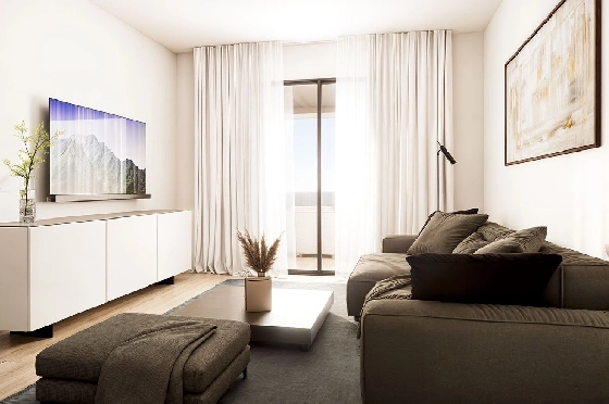 Penthouse Apartment in Finestrat zu verkaufen, Woongedeelte 154 m², Zustand Erstbezug, 2 Slaapkamers, 2 Badkamers, Pool, ref.: HA-FIN-318-A02-10