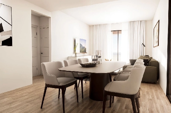 Penthouse Apartment in Finestrat zu verkaufen, Woongedeelte 154 m², Zustand Erstbezug, 2 Slaapkamers, 2 Badkamers, Pool, ref.: HA-FIN-318-A02-11