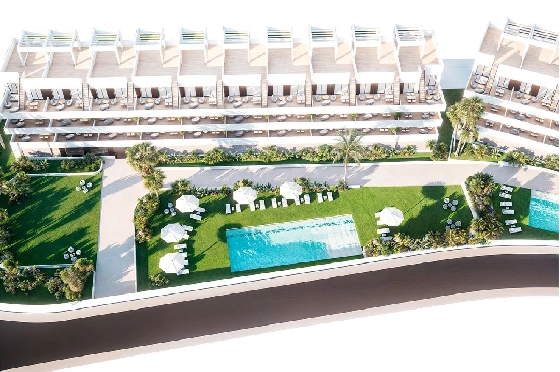 Penthouse Apartment in Finestrat zu verkaufen, Woongedeelte 154 m², Zustand Erstbezug, 2 Slaapkamers, 2 Badkamers, Pool, ref.: HA-FIN-318-A02-20