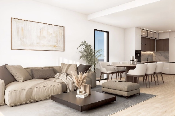Penthouse Apartment in Finestrat zu verkaufen, Woongedeelte 154 m², Zustand Erstbezug, 2 Slaapkamers, 2 Badkamers, Pool, ref.: HA-FIN-318-A02-7