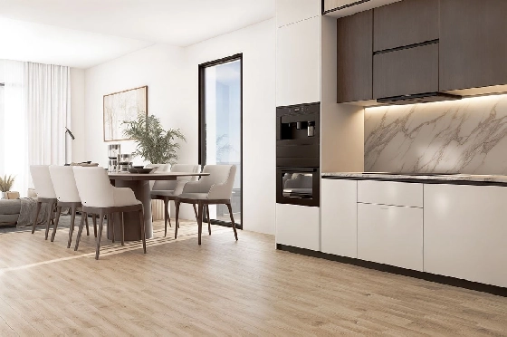Penthouse Apartment in Finestrat zu verkaufen, Woongedeelte 154 m², Zustand Erstbezug, 2 Slaapkamers, 2 Badkamers, Pool, ref.: HA-FIN-318-A02-8