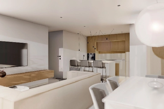 Penthouse Apartment in Guardamar del Segura zu verkaufen, Woongedeelte 97 m², Zustand Erstbezug, Klimaanlage, 2 Slaapkamers, 2 Badkamers, Pool, ref.: HA-GUN-431-A02-10
