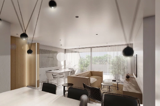 Penthouse Apartment in Guardamar del Segura zu verkaufen, Woongedeelte 97 m², Zustand Erstbezug, Klimaanlage, 2 Slaapkamers, 2 Badkamers, Pool, ref.: HA-GUN-431-A02-13