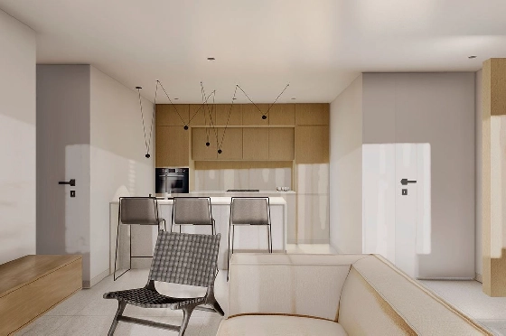 Penthouse Apartment in Guardamar del Segura zu verkaufen, Woongedeelte 97 m², Zustand Erstbezug, Klimaanlage, 2 Slaapkamers, 2 Badkamers, Pool, ref.: HA-GUN-431-A02-15