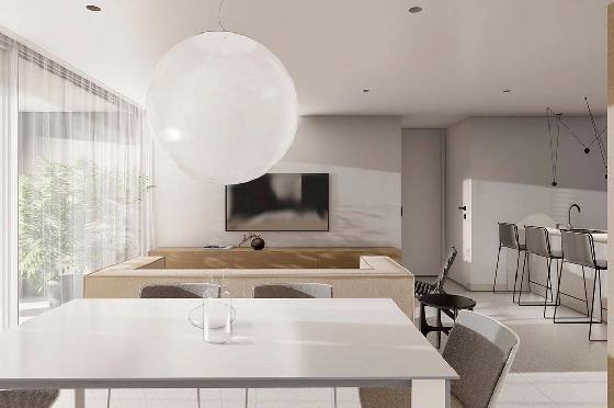 Penthouse Apartment in Guardamar del Segura zu verkaufen, Woongedeelte 97 m², Zustand Erstbezug, Klimaanlage, 2 Slaapkamers, 2 Badkamers, Pool, ref.: HA-GUN-431-A02-17
