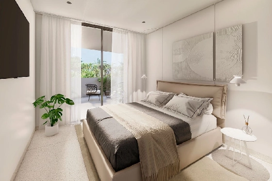 Penthouse Apartment in Guardamar del Segura zu verkaufen, Woongedeelte 97 m², Zustand Erstbezug, Klimaanlage, 2 Slaapkamers, 2 Badkamers, Pool, ref.: HA-GUN-431-A02-18