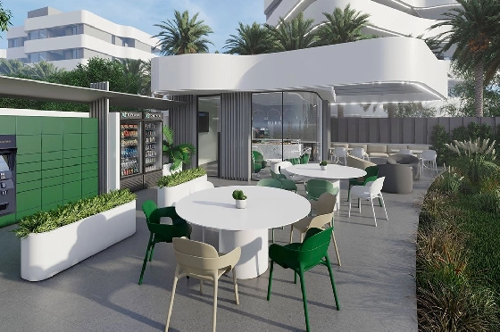 Penthouse Apartment in Guardamar del Segura zu verkaufen, Woongedeelte 97 m², Zustand Erstbezug, Klimaanlage, 2 Slaapkamers, 2 Badkamers, Pool, ref.: HA-GUN-431-A02-27