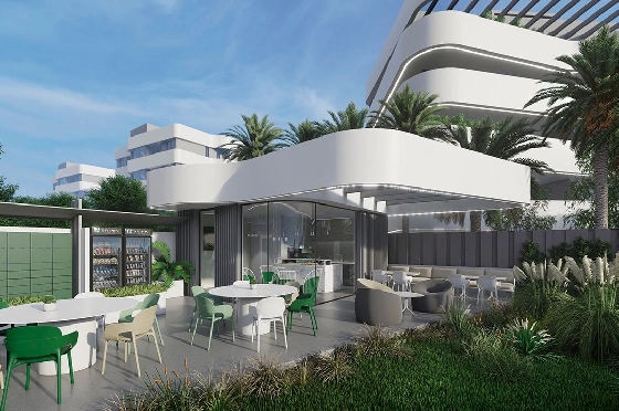 Penthouse Apartment in Guardamar del Segura zu verkaufen, Woongedeelte 97 m², Zustand Erstbezug, Klimaanlage, 2 Slaapkamers, 2 Badkamers, Pool, ref.: HA-GUN-431-A02-30