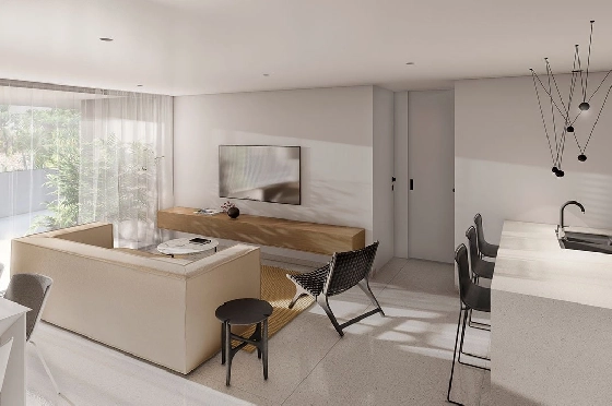 Penthouse Apartment in Guardamar del Segura zu verkaufen, Woongedeelte 97 m², Zustand Erstbezug, Klimaanlage, 2 Slaapkamers, 2 Badkamers, Pool, ref.: HA-GUN-431-A02-8