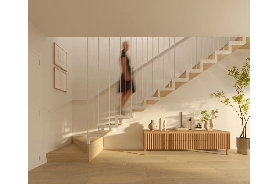 Reihenhaus in El Vergel zu verkaufen, Woongedeelte 92 m², Bouwjaar 2027, Klimaanlage, Grondstuk 135 m², 3 Slaapkamers, 3 Badkamers, Pool, ref.: TT-AD-11-5
