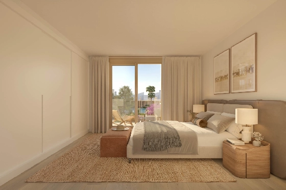Reihenhaus in El Vergel zu verkaufen, Woongedeelte 92 m², Bouwjaar 2027, Klimaanlage, Grondstuk 135 m², 3 Slaapkamers, 3 Badkamers, Pool, ref.: TT-AD-11-6