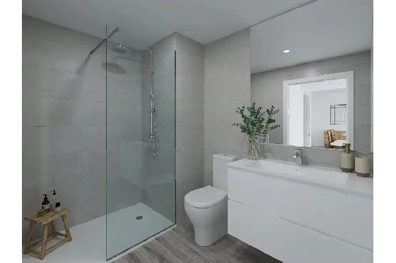 Apartment in Javea zu verkaufen, Woongedeelte 112 m², Bouwjaar 2025, Klimaanlage, Grondstuk 11 m², 3 Slaapkamers, 3 Badkamers, Pool, ref.: AH-J-VI-1-1-3-D-12