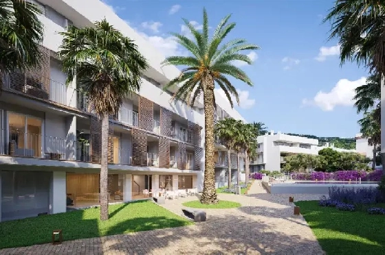 Apartment in Javea zu verkaufen, Woongedeelte 112 m², Bouwjaar 2025, Klimaanlage, Grondstuk 11 m², 3 Slaapkamers, 3 Badkamers, Pool, ref.: AH-J-VI-1-1-3-D-2