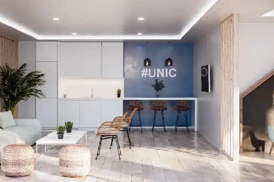 Apartment in Javea zu verkaufen, Woongedeelte 112 m², Bouwjaar 2025, Klimaanlage, Grondstuk 11 m², 3 Slaapkamers, 3 Badkamers, Pool, ref.: AH-J-VI-1-1-3-D-4