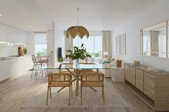 Apartment in Javea zu verkaufen, Woongedeelte 112 m², Bouwjaar 2025, Klimaanlage, Grondstuk 11 m², 3 Slaapkamers, 3 Badkamers, Pool, ref.: AH-J-VI-1-1-3-D-6