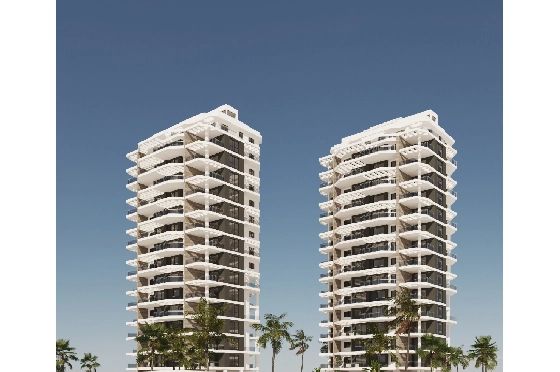 Apartment in Calpe zu verkaufen, Woongedeelte 80 m², Klimaanlage, Grondstuk 23 m², 3 Slaapkamers, 2 Badkamers, Pool, ref.: GE-J11B-2