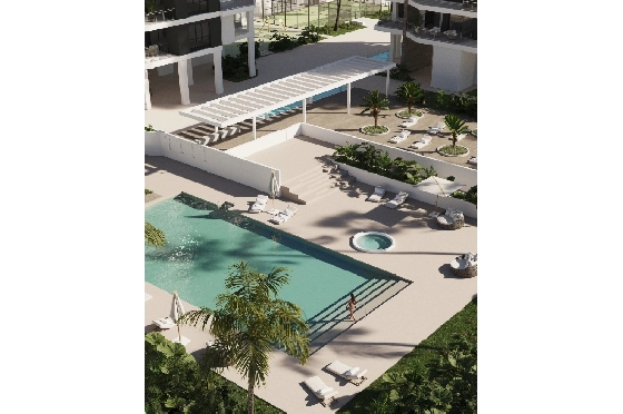 Apartment in Calpe zu verkaufen, Woongedeelte 93 m², Klimaanlage, Grondstuk 31 m², 3 Slaapkamers, 2 Badkamers, Pool, ref.: GE-J113A-6