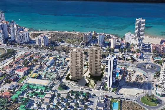 Apartment in Calpe zu verkaufen, Woongedeelte 82 m², Klimaanlage, Grondstuk 25 m², 2 Slaapkamers, 2 Badkamers, Pool, ref.: GE-J16A-12