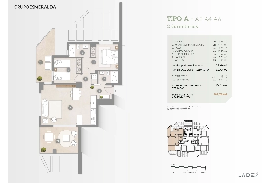 Apartment in Calpe zu verkaufen, Woongedeelte 82 m², Klimaanlage, Grondstuk 25 m², 2 Slaapkamers, 2 Badkamers, Pool, ref.: GE-J16A-7