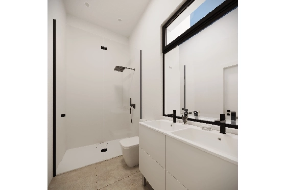 Villa in Calpe zu verkaufen, Woongedeelte 324 m², Bouwjaar 2025, Klimaanlage, Grondstuk 800 m², 3 Slaapkamers, 3 Badkamers, Pool, ref.: AM-12624DA-14