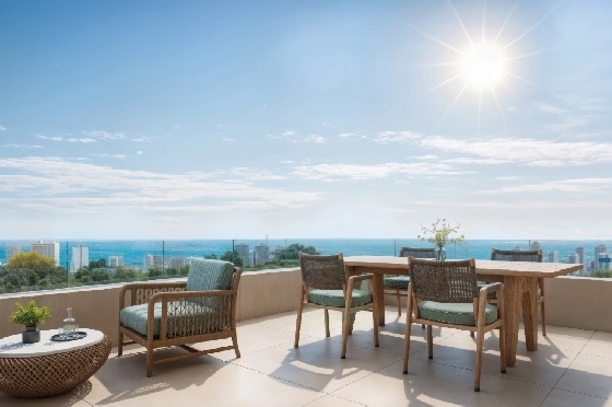 Villa in Calpe zu verkaufen, Woongedeelte 324 m², Bouwjaar 2025, Klimaanlage, Grondstuk 800 m², 3 Slaapkamers, 3 Badkamers, Pool, ref.: AM-12624DA-3