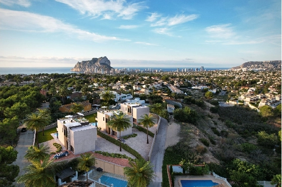 Villa in Calpe zu verkaufen, Woongedeelte 324 m², Bouwjaar 2025, Klimaanlage, Grondstuk 800 m², 3 Slaapkamers, 3 Badkamers, Pool, ref.: AM-12624DA-5