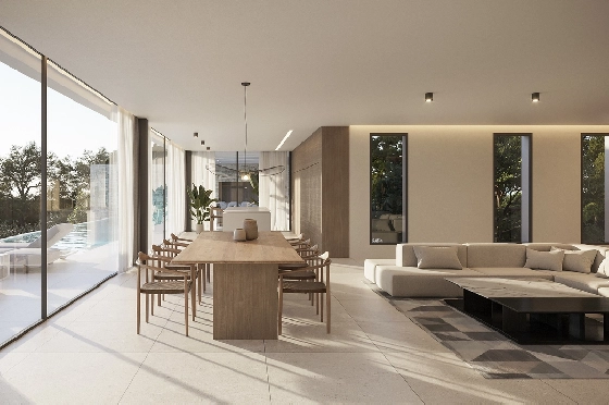 Villa in Moraira zu verkaufen, Woongedeelte 360 m², Klimaanlage, Grondstuk 1274 m², 4 Slaapkamers, 4 Badkamers, Pool, ref.: AVS-57535-3