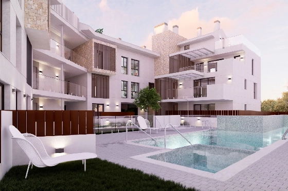 Apartment in Javea zu verkaufen, Woongedeelte 85 m², Klimaanlage, Grondstuk 175 m², 2 Slaapkamers, 2 Badkamers, Pool, ref.: AVS-57384-1
