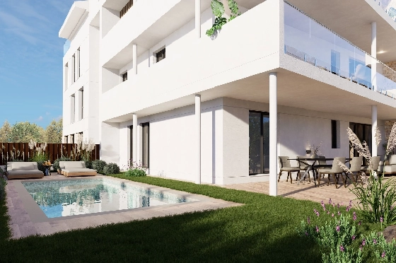 Apartment in Javea zu verkaufen, Woongedeelte 85 m², Klimaanlage, Grondstuk 175 m², 2 Slaapkamers, 2 Badkamers, Pool, ref.: AVS-57384-15