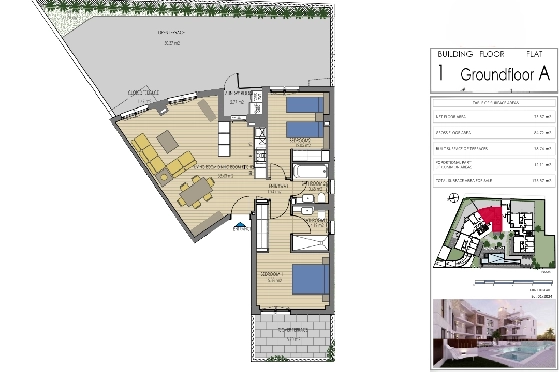 Apartment in Javea zu verkaufen, Woongedeelte 85 m², Klimaanlage, Grondstuk 175 m², 2 Slaapkamers, 2 Badkamers, Pool, ref.: AVS-57384-17
