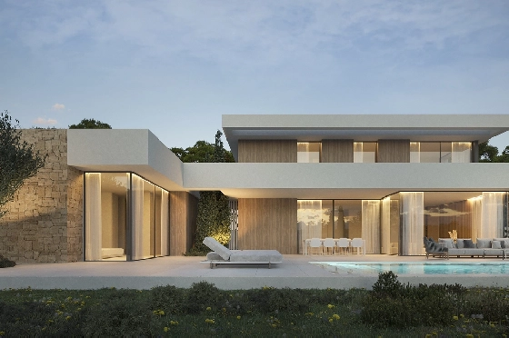 Villa in Moraira zu verkaufen, Woongedeelte 395 m², Klimaanlage, Grondstuk 814 m², 5 Slaapkamers, 4 Badkamers, Pool, ref.: AVS-56975-6